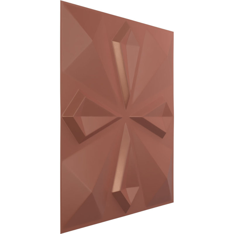 Panneau mural 3D décoratif Nikki EnduraWall, Rose champagne