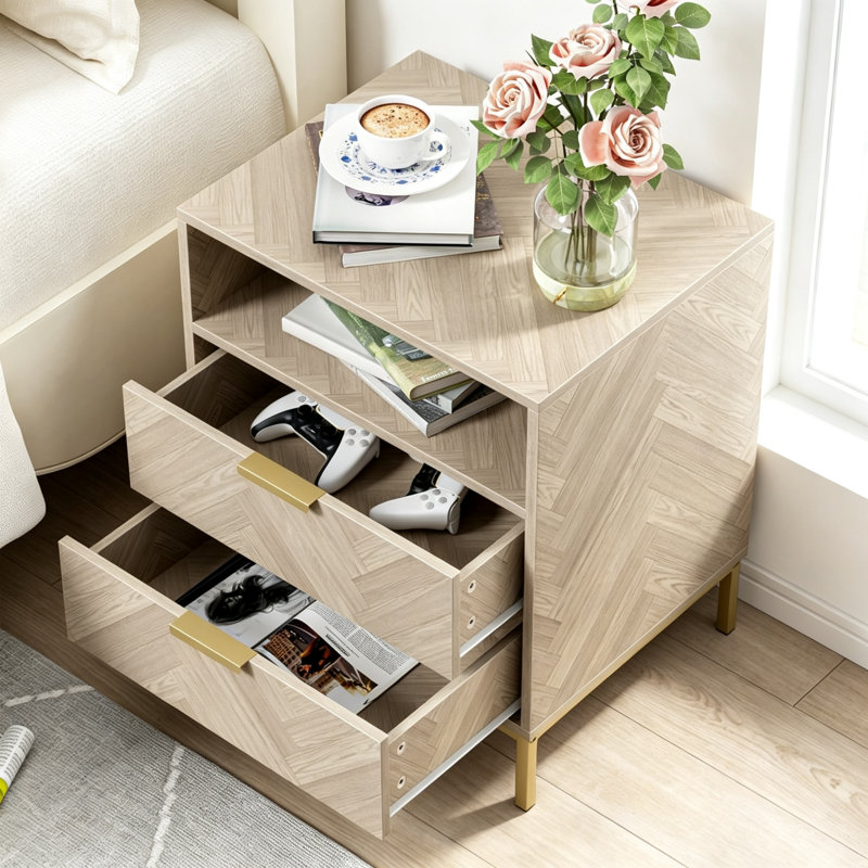 50.2 cm W Bedside Table