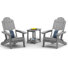 Outdoor Adirondack Chair With Table