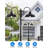 Dusk To Dawn Outdoor Lamp Post Light, 2-Head Hardwired Fixture