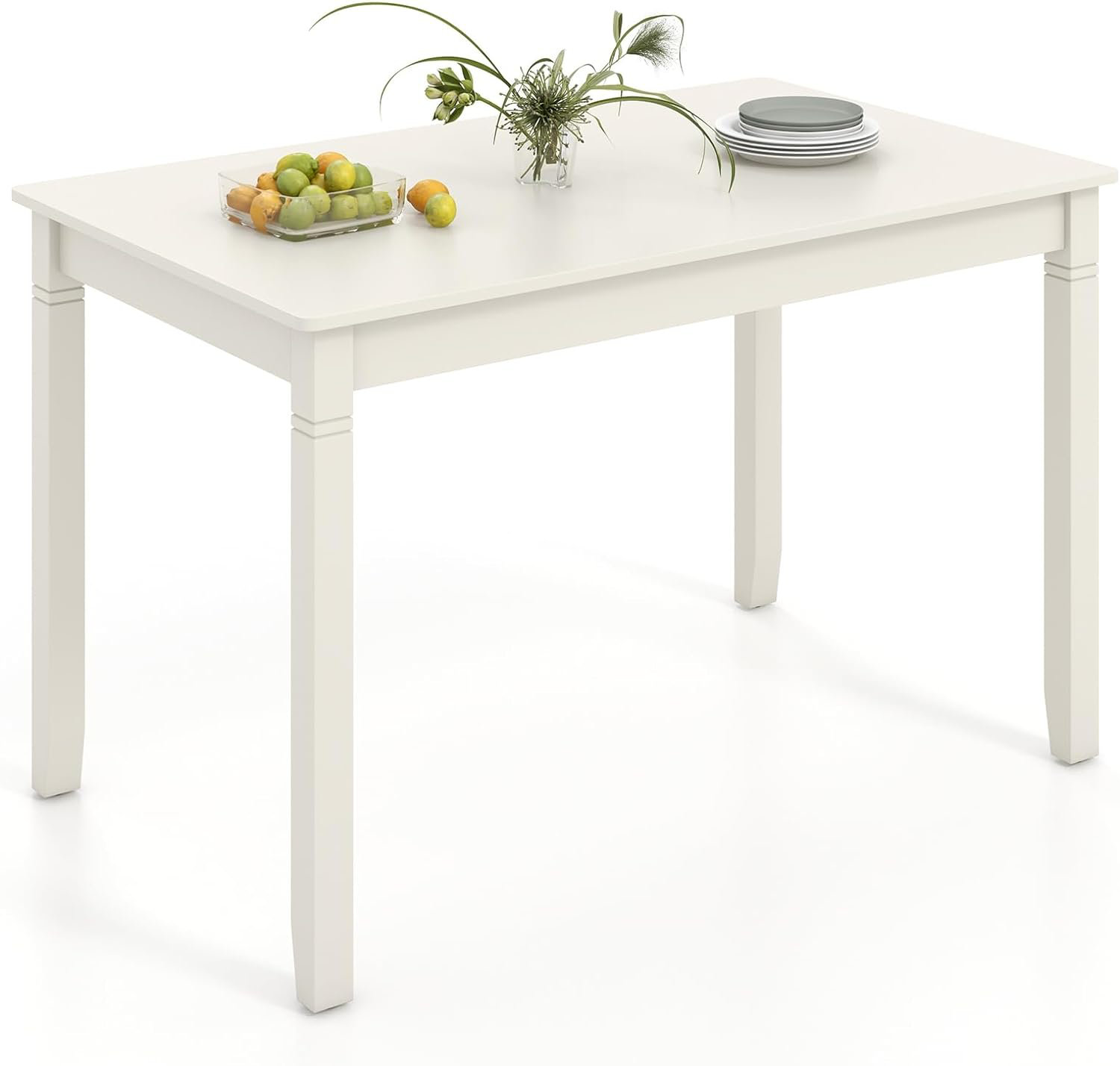 Charlton Home Dining Table For 4 People 48” X 29” Kitchen Table With ...