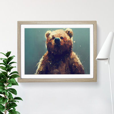 Teddy Bear Vol.3 Abstract - Single Picture Frame Print
