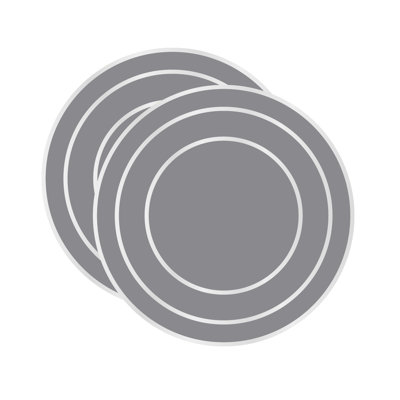 Darlenys Placemats Dining Table Mat Table Decor Washable Non Slip Circular Round 15 X 15 In