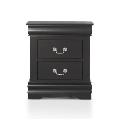 Table de chevet 2 tiroirs Emelinda