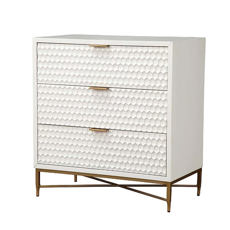 Commode 3 tiroirs Honeycomb