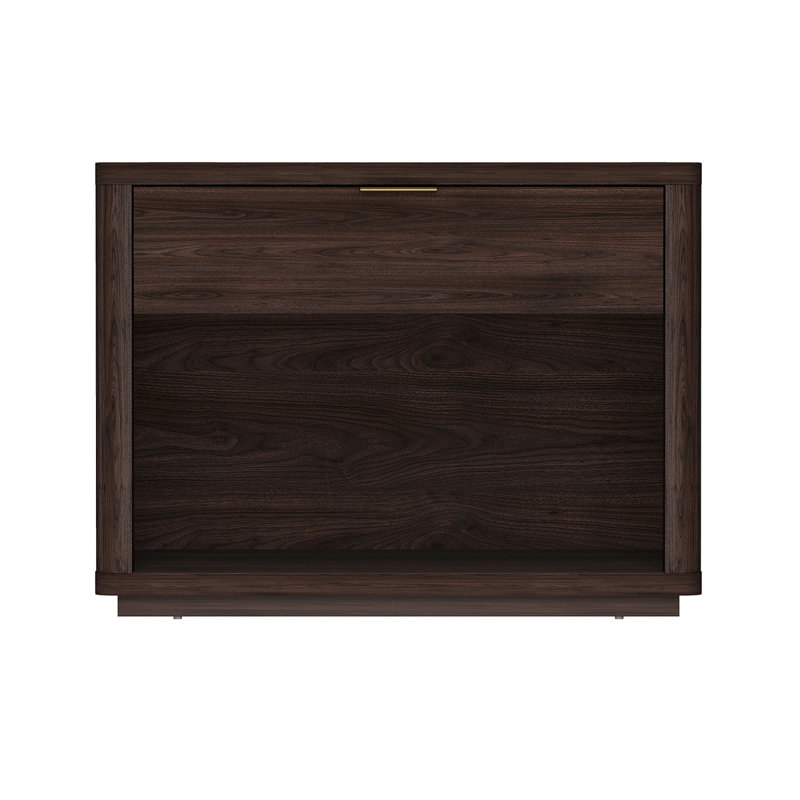 Evelyn 32" Nightstand In Brown (1-Drawer), Brown
