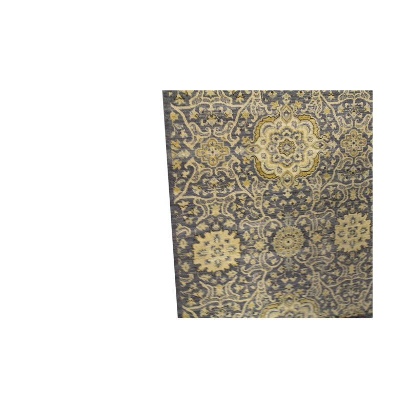 Ziegler 3000 Hand-Knotted High-Quality Gray and Yellow Area Rug