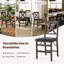 Padded Stackable Folding Dining Chairs with Solid Wood Frame-650668940