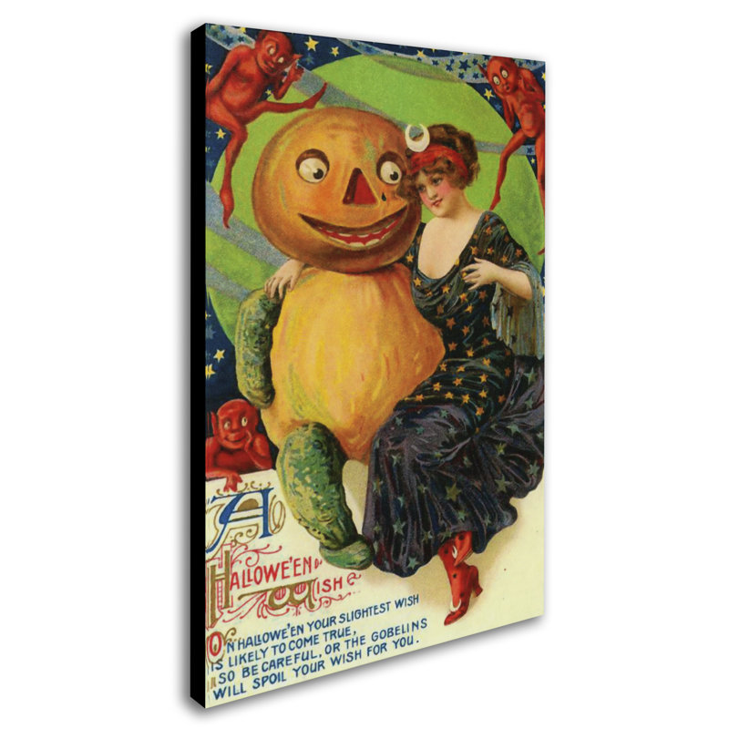 « halloween red header band », reproduction d’impression sur toile tendue, H 24 po x l 16 po