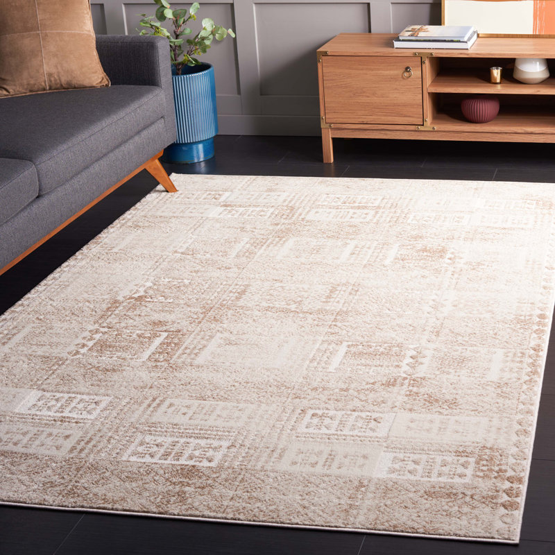 Whisper Performance Abstract Rug, Rectangle 5'3" x 7'6"