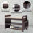 6 Pair Shoe Storage Bench