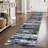 Modern Abstract Hallway Runner Rug,  Washable Rug Runner Non-Slip Soft Striped Kitchen Runner Rugs,   Carpet Runner For Entryway Bathroom Laundry Room Foyer