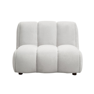 Chaise en lin blanc ivoire Manilla