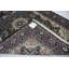 Tapis oriental noir classique à motif floral Kirman-2106159329