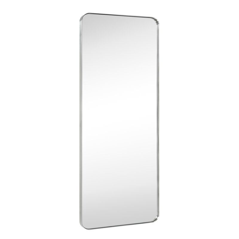 Miroir de salle de bain Kengston, Nickel brossé, 55 po x 20 po
