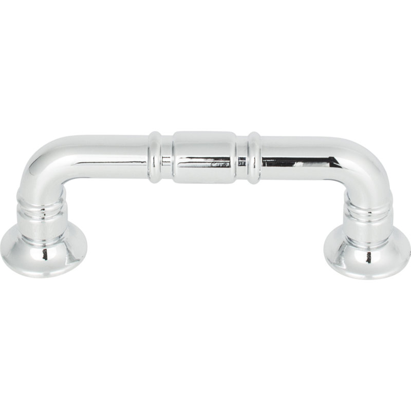 Kent Bar pull, Polished Chrome, 3" Center to Center