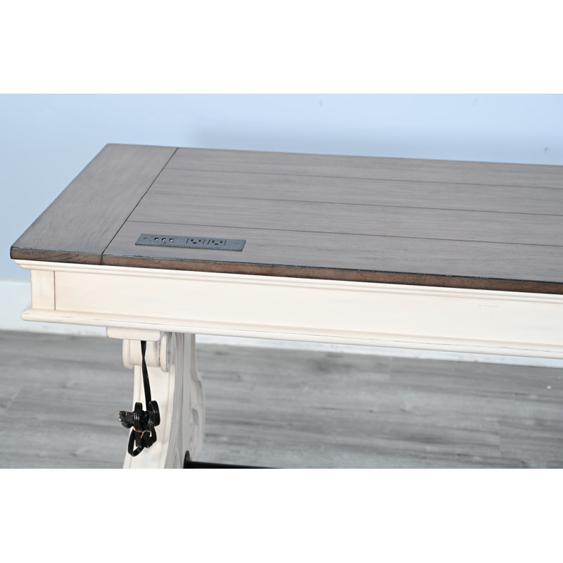 Alperton Solid Wood Accent with Power Outlet