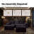 114.5''  L-Shaped Cloud Sectional Sofa with Chaise & Ottoman-439768195-439768200