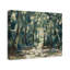 Impression sur toile abstraite bleue et verte-707914538