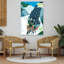 «Peloton Mountain Ascent Abstract Contemporary Mountain Nature», reproduction d'art murale-348922340