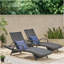Chaise longue avec accoudoirs pour patio-1692943556