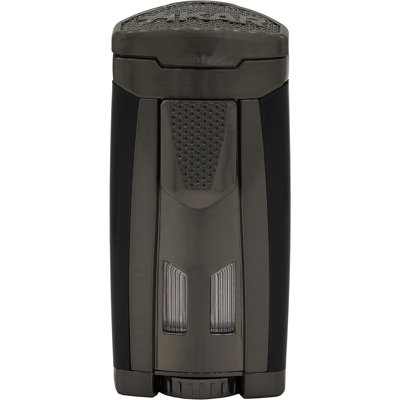 Xikar HP3 Inline Triple Flame Cigar Lighter, Gunmetal -  XI-573G2