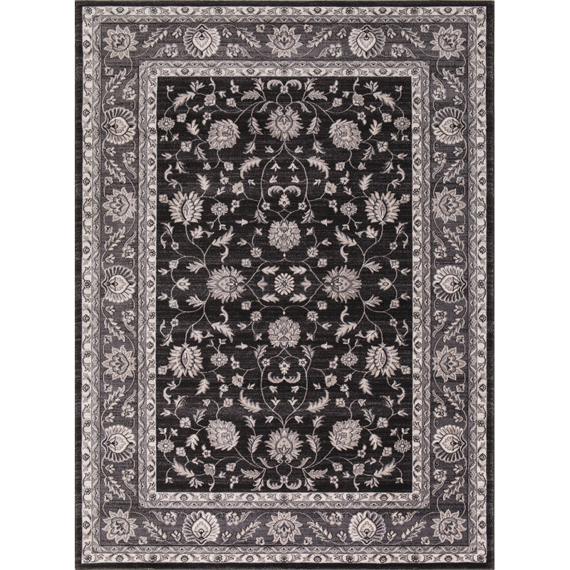 Tapis noir Mahal, Rectangle 8 pi x 10 pi