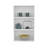 Chinle Wall Cabinet in Melamine with Open Storage-500828388-500828389