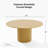 Solid Wood Dining Table Round Pedestal Kitchen Table-853627306-853627317