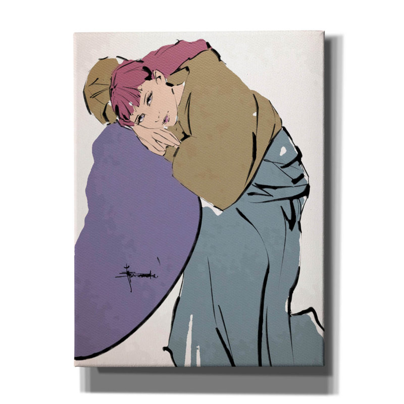 «Comfortable» par TM Borenstein, H 16 po x l 12 po x P 0,75 po
