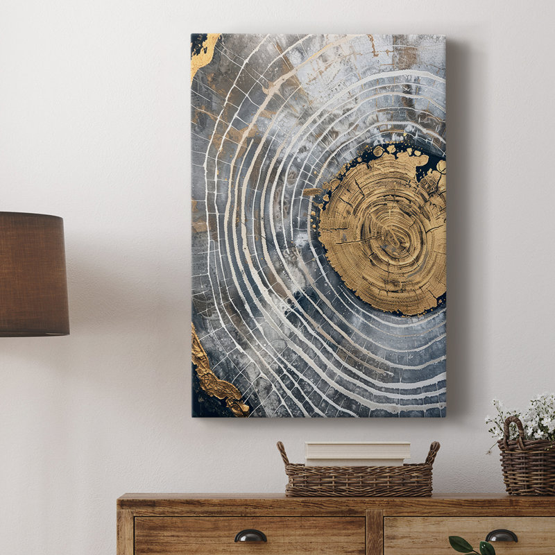 Série ABSTRACT CCLXIX - Cavas de galerie sur mesure, H 60 po x l 40 po