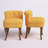 Modern Tufted Velvet Side Chair with Solid Wood Legs-696709292