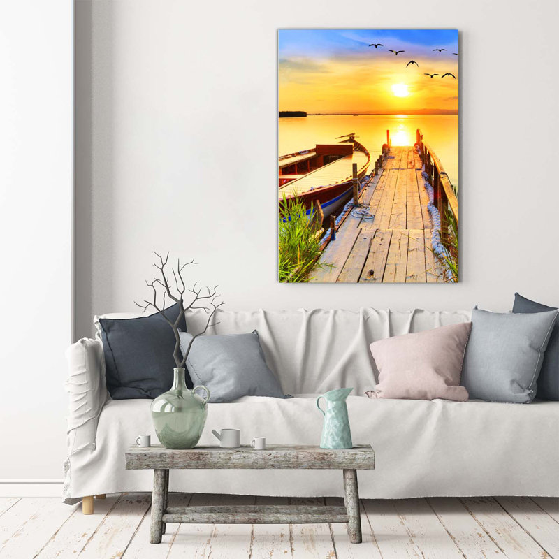 Lake - Wrapped Canvas Print