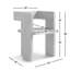Fauteuil d'appoint sculpté en orme récupéré Avenel-124434931