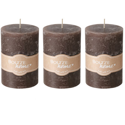 3 Piece Pillar Candle Set