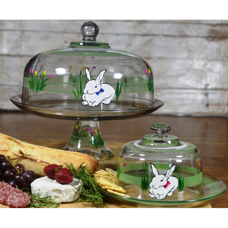 Présentoir à gâteaux lapin et tulipe Nassau