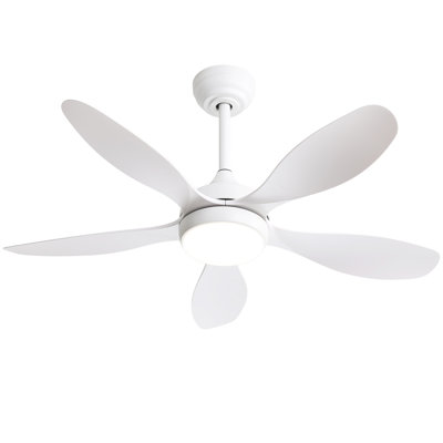 Ventilateur de plafond 42 pouces avec lumière et moteur réversible 6 vitesses CC Cotnrol