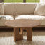 Table basse ronde et rustique