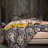 Vintage Floral And Leaf Printed  Microfiber Comforter Set-109231336-109972666