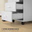 Erve 40cm Wide 3 -Drawer Mobile File Cabinet-1280572268
