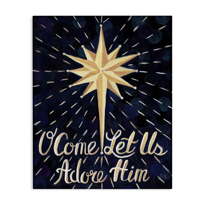 «Festive Galaxy Adore him», art mural par Sarah Waldron Kimball, H 16 po x l 20 po