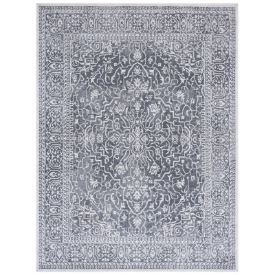 Calidia Power Loom Dark Gray/Cream Rug