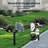 NaBooo Black Low Voltage Solar Powered Integrated LED Spotlight(Set of 4)
