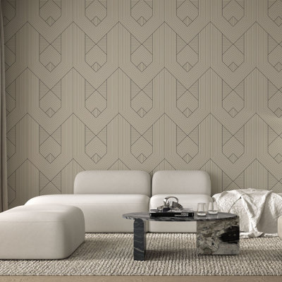 Zuri - Linen Wallpaper by Sabrina Yvonne