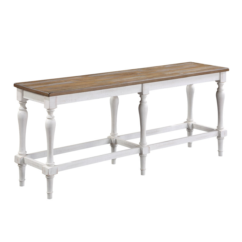 Poulin Solid Wood Bench