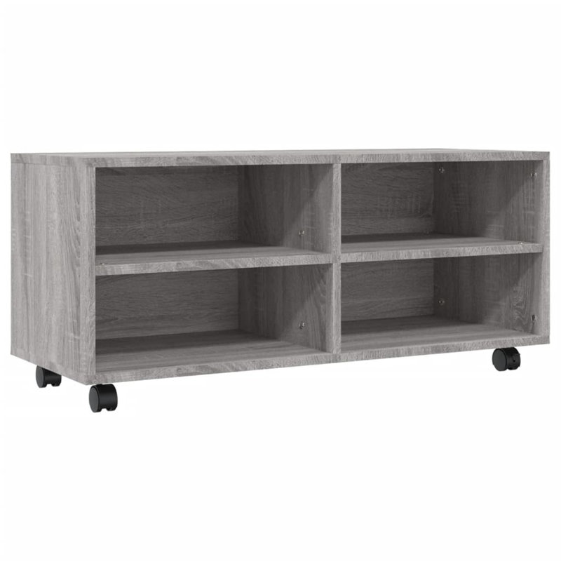 Hansford Unfinished TV Stand for TVs up to 43", Grey Sonoma