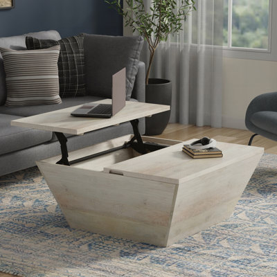 Table basse carrée avec plateau relevable de 36 pouces