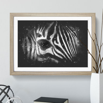 Zebra Vol.1 Paint Splash - Picture Frame Graphic Art