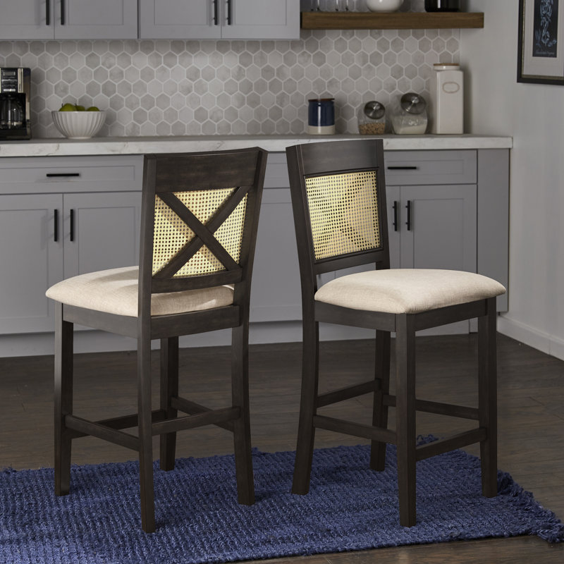 Pulukan 26.32'' Counter Stool, Black