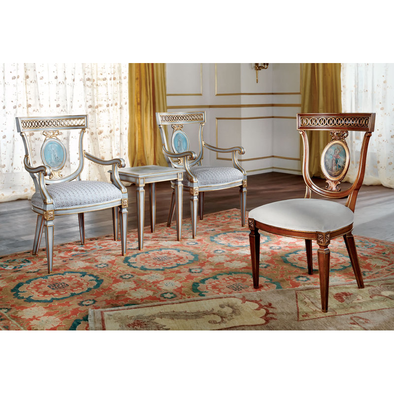 Upholstered Arm Chair, Gray